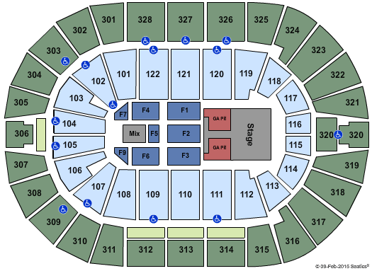 BOK Center Jason Aldean Seating Chart