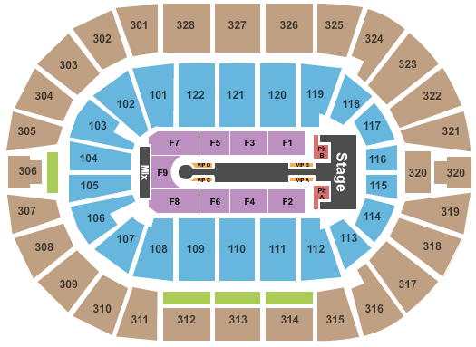 BOK Center Jennifer Lopez Seating Chart