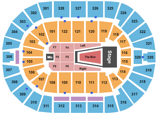 BOK Center Lany Seating Chart