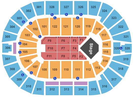 BOK Center Lionel Richie Seating Chart