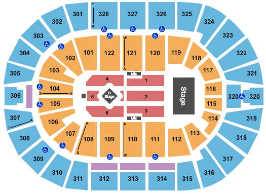 BOK Center Lorde Seating Chart