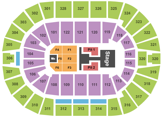 BOK Center Luke Bryan 2 Seating Chart