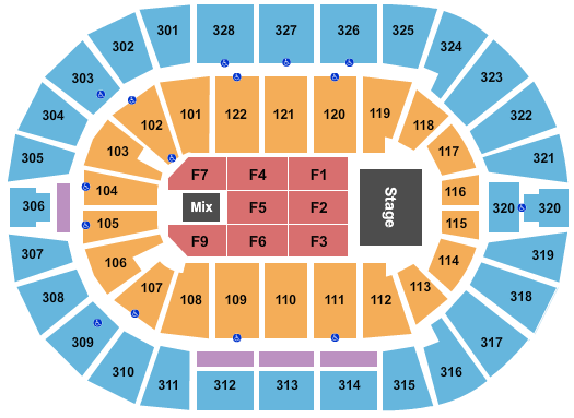 BOK Center OneRepublic Seating Chart