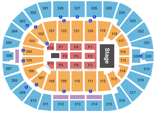 BOK Center Roger Waters Seating Chart