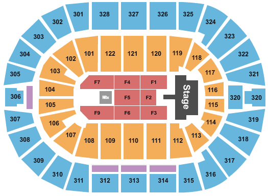 BOK Center Santa Fe Klan Seating Chart