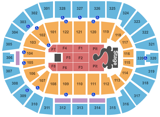 BOK Center Selena Gomez Seating Chart