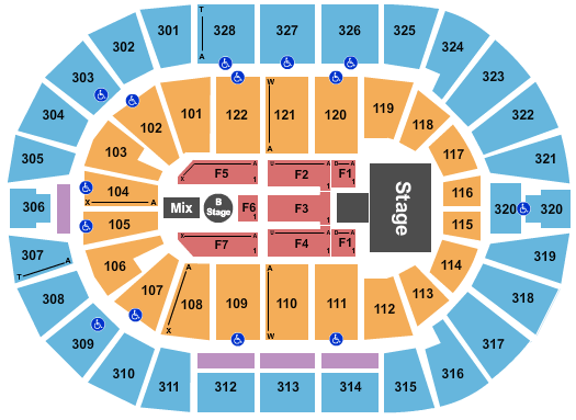 BOK Center Shawn Mendes Seating Chart