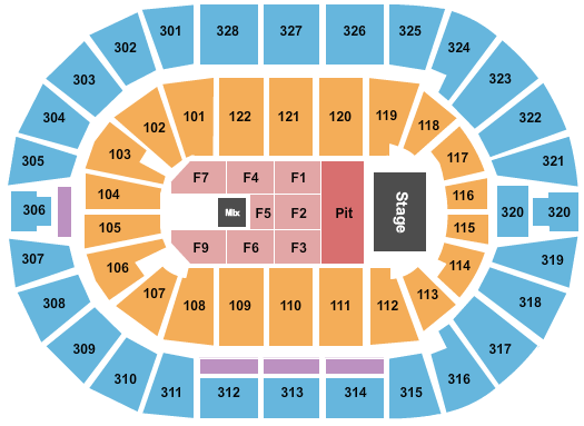 BOK Center Tyler Childers Seating Chart