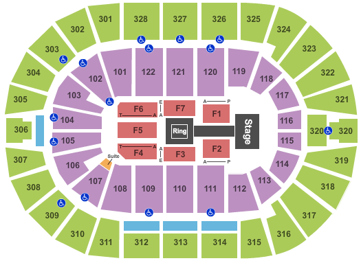 Xl Center Seating Chart For Wwe