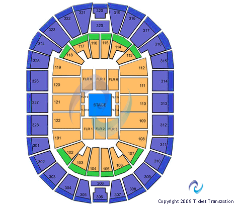 BOK Center Celine Dion Seating Chart