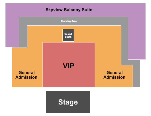 Backseat Events Endstage Seating Chart