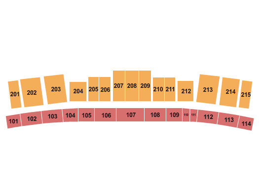 Bain-Schaeffer Buffalo Stadium DCI Seating Chart