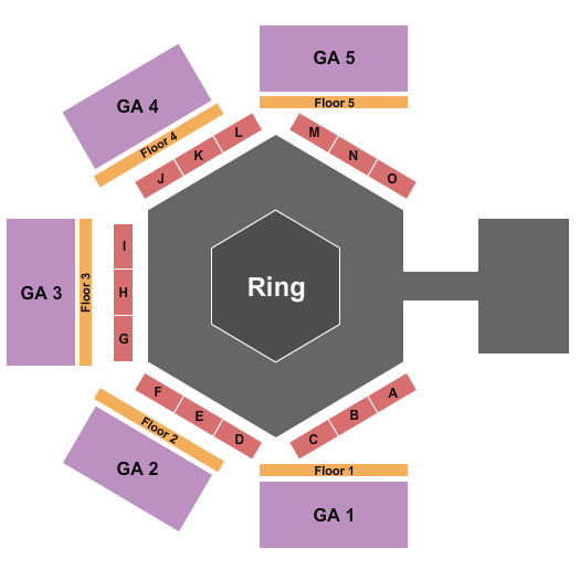 Baird Center MMA Seating Chart