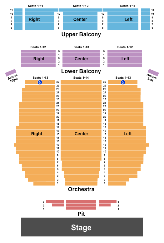 Fox Theater Bakersfield Seating Chart