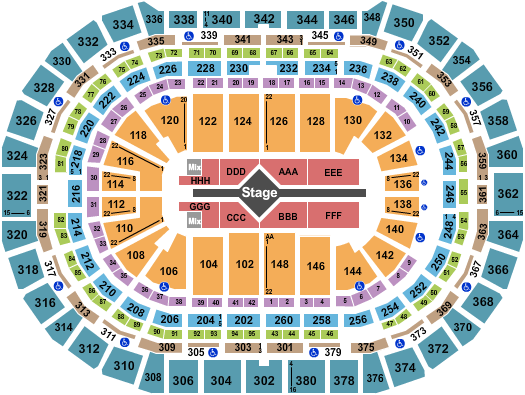 Ball Arena Alicia Keys Seating Chart