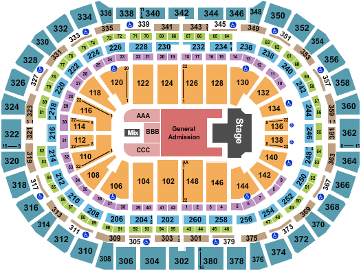 Ball Arena Avenged Sevenfold Seating Chart