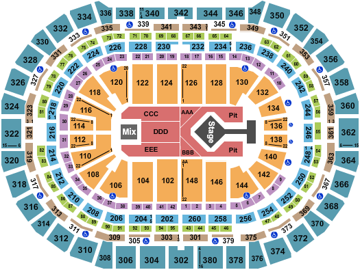 Ball Arena Blink 182 2024 Seating Chart