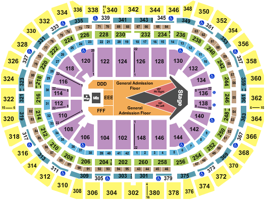 Ball Arena Carrie Underwood-2 Seating Chart