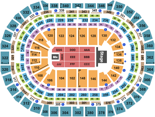Ball Arena Endstage 4 Seating Chart