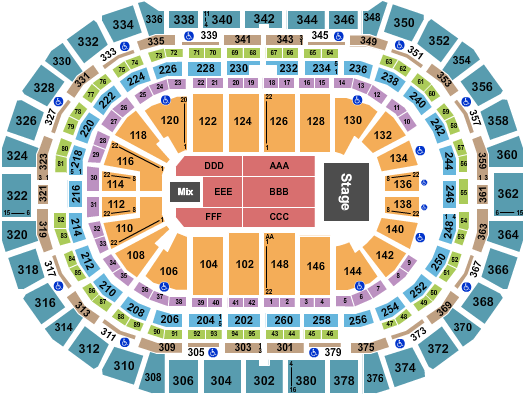 Ball Arena Endstage 5 Seating Chart