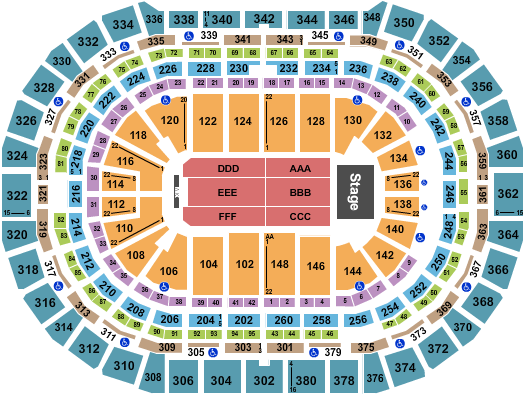 Ball Arena Endstage 6 Seating Chart