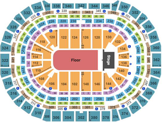 Big Super Arena Seating Chart