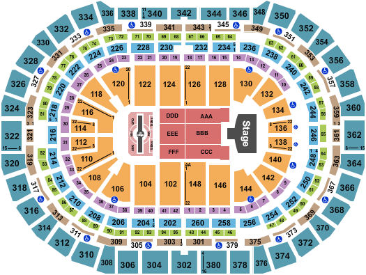 Ball Arena Justin Timberlake Seating Chart