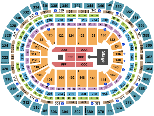 Ball Arena Kali Uchis Seating Chart