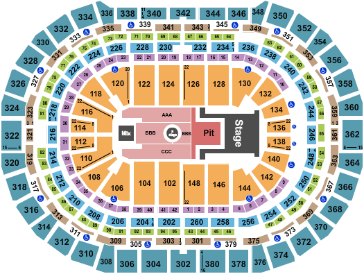 Ball Arena Lil Baby Seating Chart