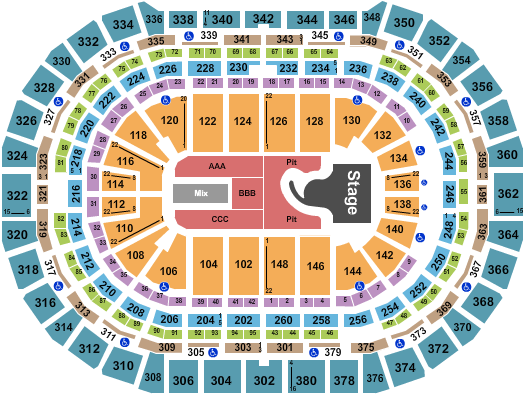 Ball Arena Megan Moroney Seating Chart