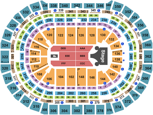 Ball Arena Missy Elliott Seating Chart