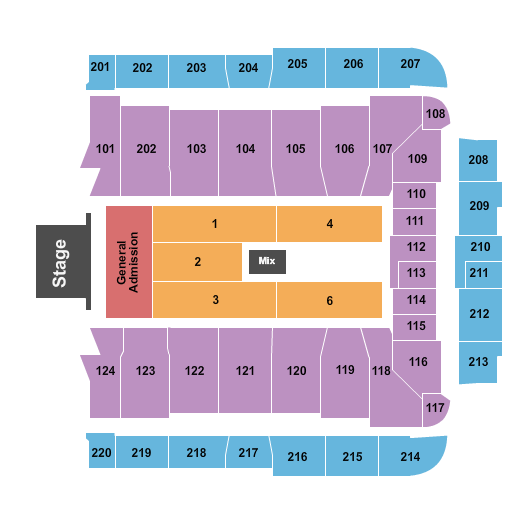 seating chart for CFG Bank Arena - Bruce Springsteen - eventticketscenter.com