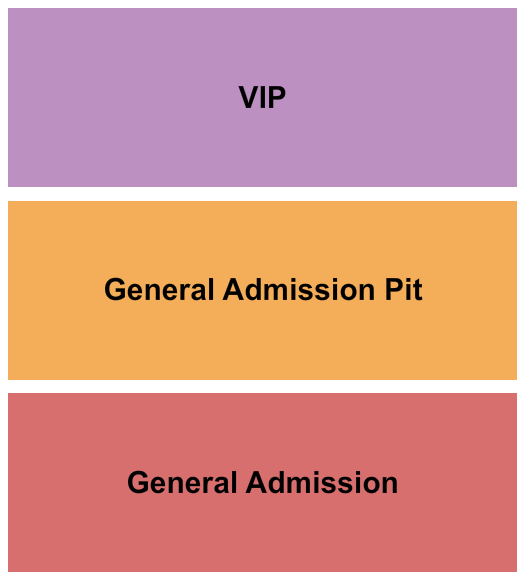Baltimore Peninsula GA/Pit/VIP Seating Chart
