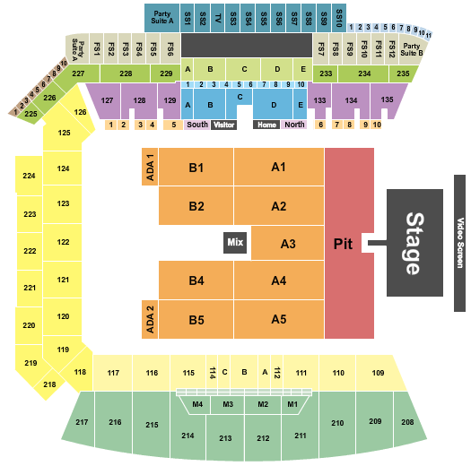 BMO Stadium Fall Out Boy Seating Chart