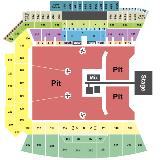 BMO Stadium Foo Fighters Seating Chart