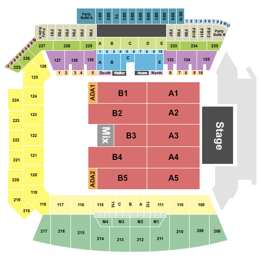 Los Temerarios BMO Stadium Seating Chart