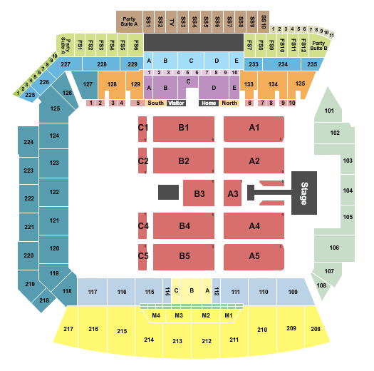 BMO Stadium Mumford & Sons Seating Chart