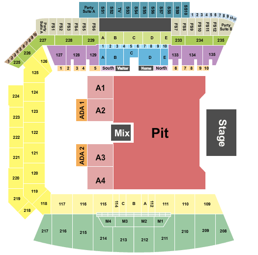 BMO Stadium System of a Down Seating Chart