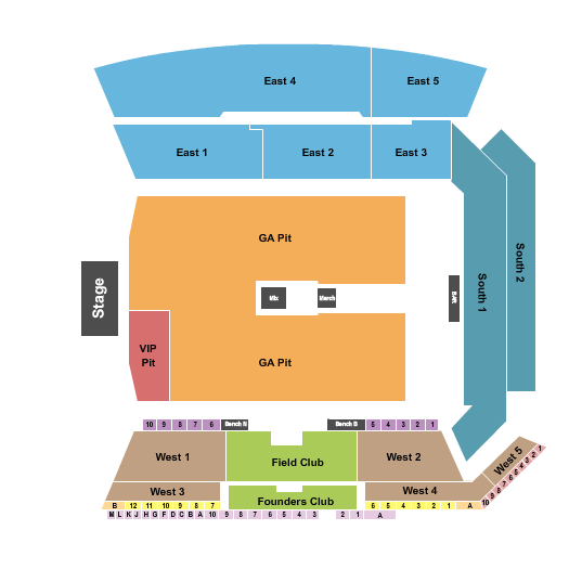 BMO Stadium Rufus Du Sol Seating Chart