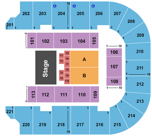 Cadence Bank Arena Tupelo Ultimate Elvis Festival 2 Seating Chart