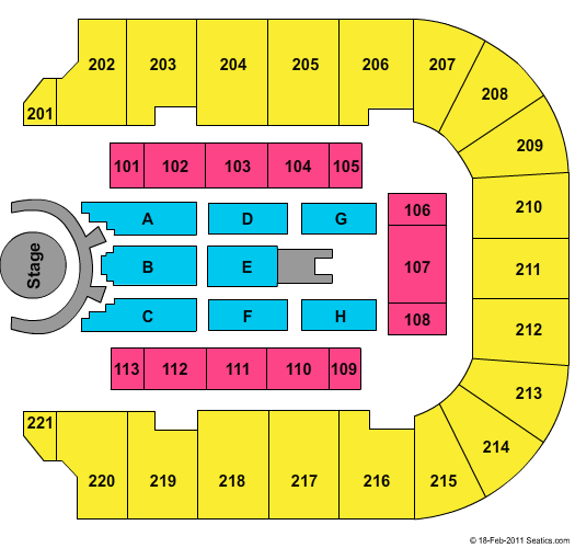 Cadence Bank Arena Keith Urban Seating Chart
