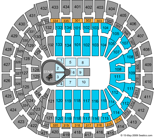 Amerant Bank Arena Il Divo Seating Chart