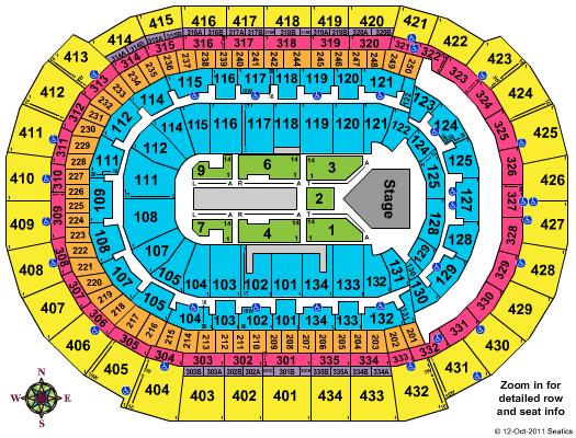 Amerant Bank Arena Watch The Throne Tour Seating Chart