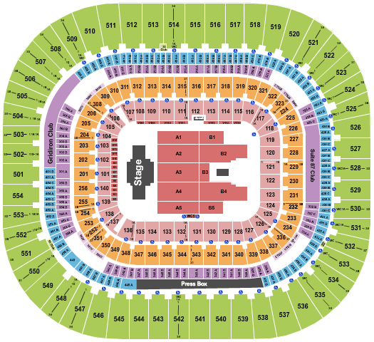 Bank Of America Stadium Billy Joel Seating Chart