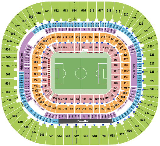 Bank Of America Stadium Club World Cup Seating Chart