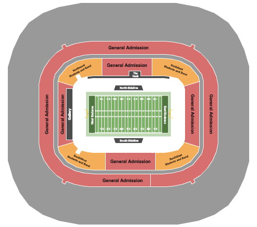 Bank Of America Stadium Football GA Seating Chart