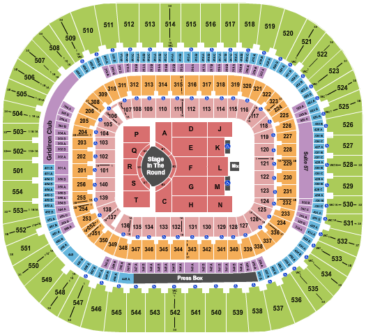 Neyland Stadium Seating Chart For Garth Brooks Concert