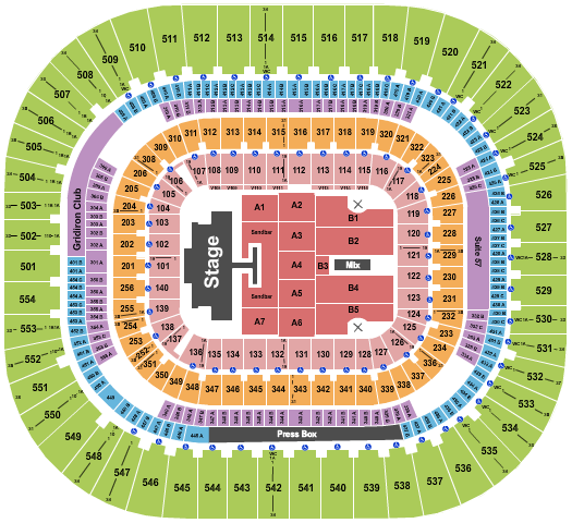Bank Of America Stadium Kenny Chesney 2023 Seating Chart