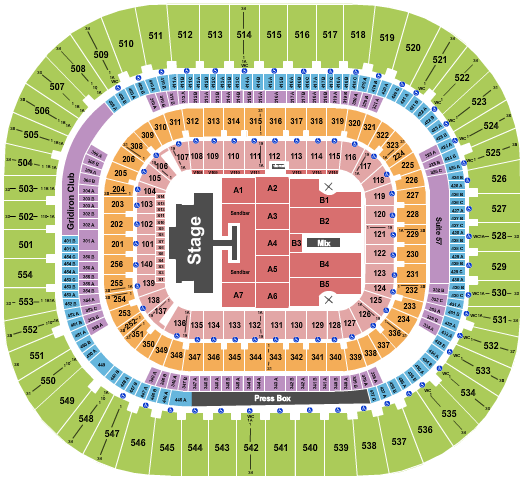 Bank Of America Stadium Kenny Chesney 2 Seating Chart