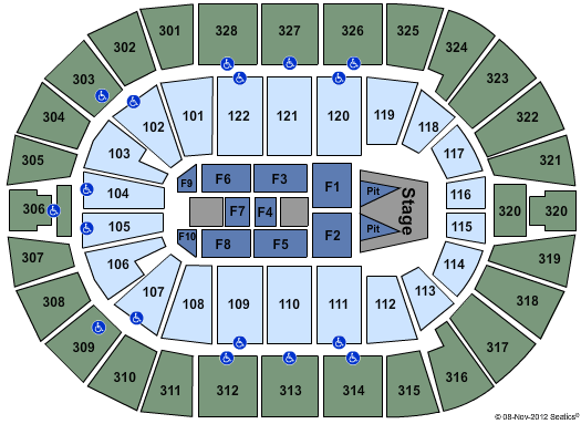 BOK Center Maroon 5 Seating Chart